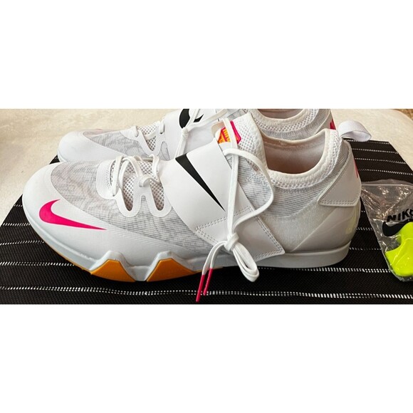 Nike Pole Vault Elite Track Field White Pink Spike Mens Size 15 AA1204-101 NEW main image 13